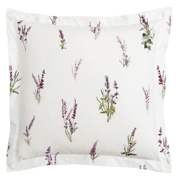 Pottery Barn Monique Lhuillier Lavender Province Euro Pillow Sham Cotton - Picture 9 of 9